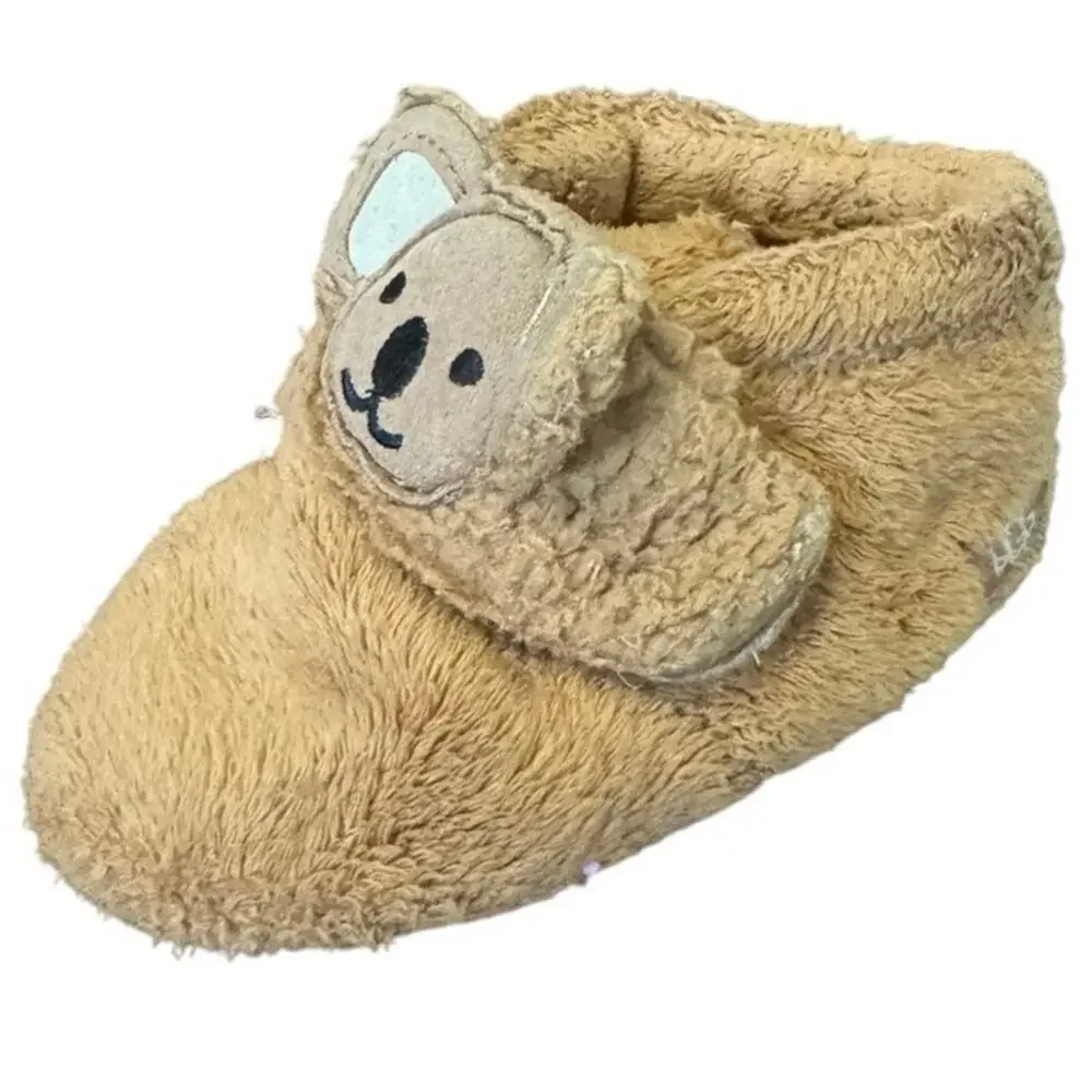 UGG Bixbee Koala Stuffie Baby Brown Chestnut Booties Size US 5 UK 4 furry soft